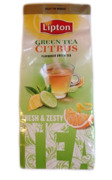 Lipton Green Tea Citrus. Заварной зеленый чай Цитрус