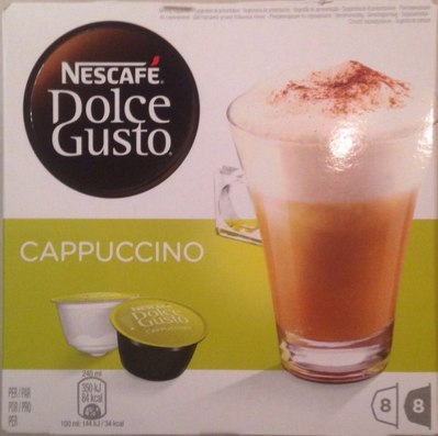 Nescafe Dolce Gusto Cappuccino. Капсулы для кофеварки