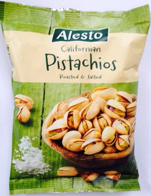 Alesto Pistachios. Фисташки жареные и соленые.