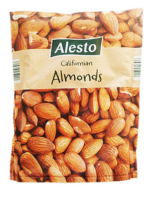 Alesto Californian Almonds. Калифорнийский отборный миндаль. 200 гр