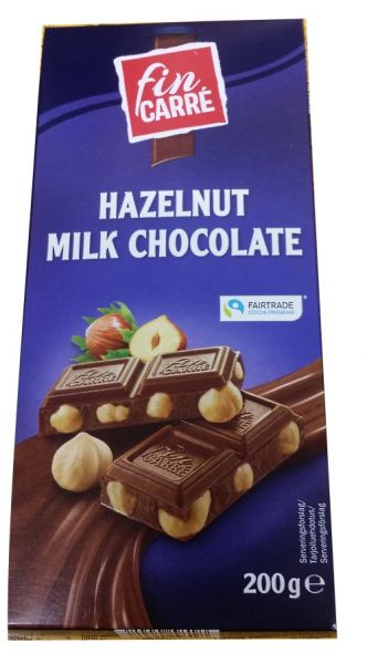 Fin Carre Hazelnut Milk Chocolate Молочный шоколад с фундуком