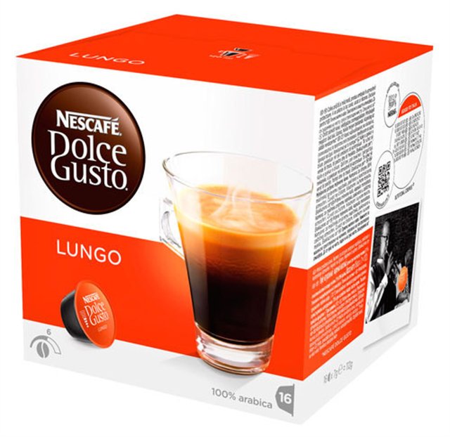 Nescafe Dolce Gusto Lungo. Капсулы для кофеварки