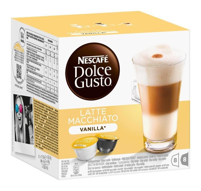 Nescafe Dolce Gusto Latte Macchiato Vanilla. Кофе в капсулах