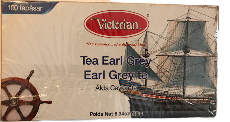 Victorian Earl Grey. Черный чай эрл грей 100 пак.