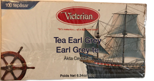 Victorian Earl Grey. Черный чай эрл грей 100 пак.