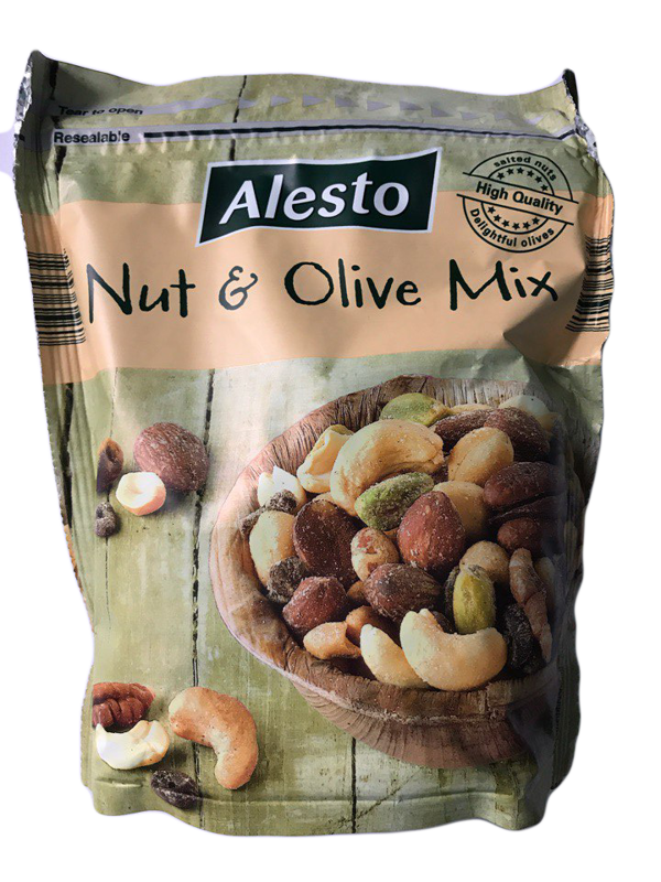 Alesto Nut and Olive Mix Смесь из орехов и сушеных оливок 200гр