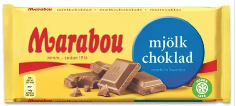 Marabou mjolk choklad Молочный шоколад марабу 200гр