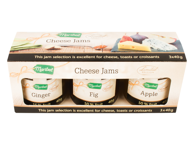 Maribel Cheese Jams Джем для сырной тарелки 3х40 гр