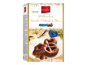 Favorina Lebkuchen Рождественские имбирные пряники в молочном шоколаде