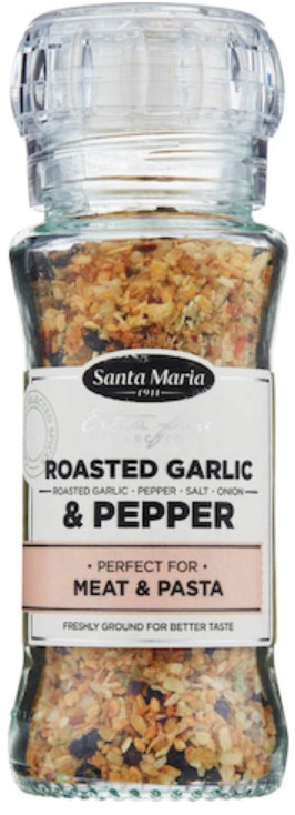 Santa Maria Roasted Garlic & Pepper Мельница с перцем и чесноком 80гр