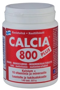 Calcia 800 Plus Витамины кальций 140 таб