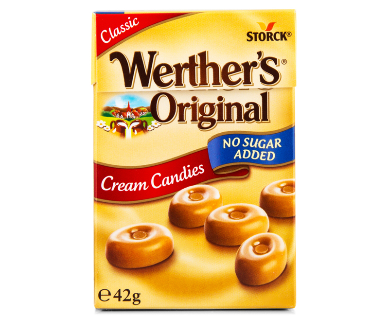 Werther's Original Cream Candies Classic Сливочная карамель без сахара 42 гр