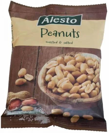 Alesto Peanuts Roasted and salted Жареный арахис с солью 500гр