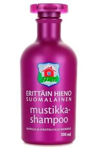 Erittain Hieno Suomalainen mustikka shampoo Шампунь Черничный 300 мл