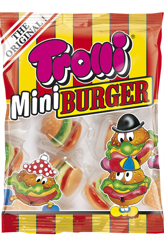 Trolli Mini burger жевательный мармелад 100гр