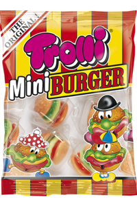 Trolli Mini burger жевательный мармелад 100гр