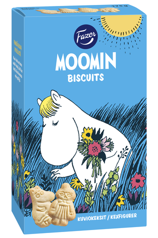 Fazer Moomin Biscuits Печенье Муми-Тролли 175г