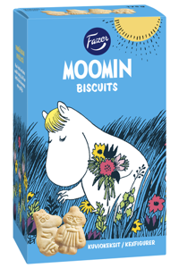 Fazer Moomin Biscuits Печенье Муми-Тролли 175г