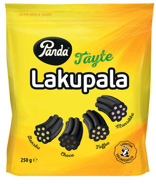 Panda Taute Lakupala Лакричные конфеты с начинкой ассорти 250гр