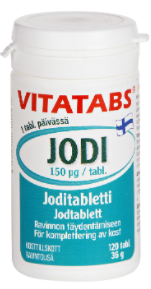 VITATABS Jodi ЙОД 150 МКГ 120таб