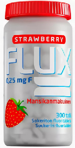 Flux Strawberry Фтор в таблетках 0,25мг 300шт