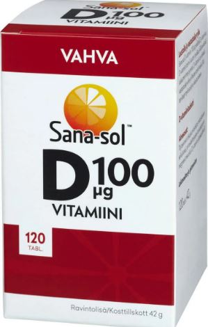 Sana-sol витамин D 100мкг 120табл