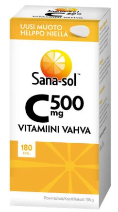 Sana-sol Витамин С 500мкг 180табл