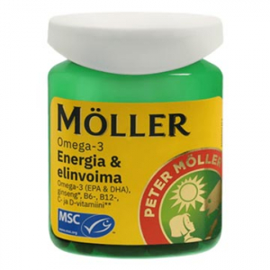 Moller Omega-3 Energia & elinvoima энергия и жизненная сила 60таб