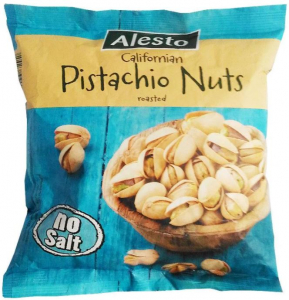 Alesto Pistachio Nuts жареные фисташки без соли 250гр