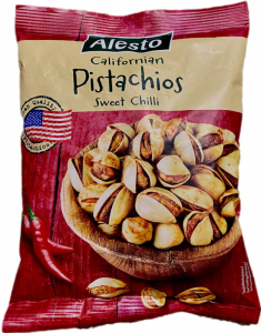 Alesto Pistachios sweet chilli Фисташки со сладким чили 250гр