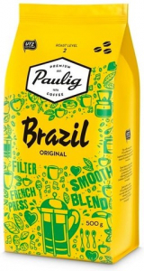 Paulig Brazil Кофе в зернах паулиг 500гр