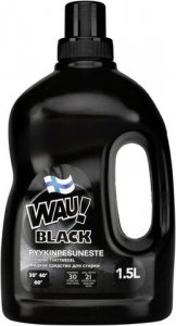 Wau! Laundry detergent Black Гель для стирки темного 1.5л