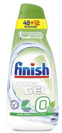 Finish 0% Power gel Гель для посудомоечных машин 900мл