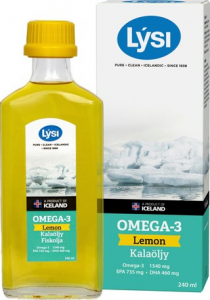 Lysi Omega-3 Lemon Рыбий жир с лимоном 240мл