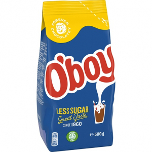 Какао с низким содержанием сахара OBoy Cocoa Drink Powder Less Sugar 500гр