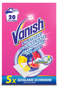 Vanish Color Protect Защита цвета 10 листов на 20 стирок