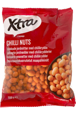 x-tra Chilli Nuts Арахис чили 500гр