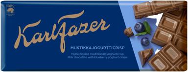 Fazer Blueberry Yoghurt Crisp in Milk Chocolate