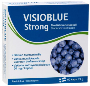 Visioblue Strong Экстракт черники витамины для глаз 60 таб