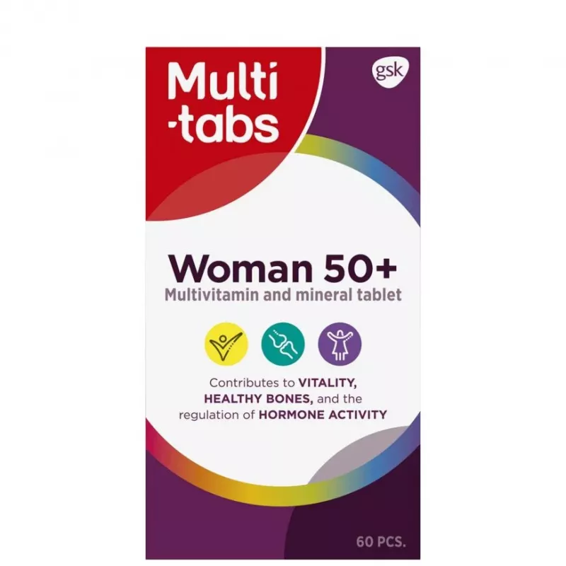 Multi-Tabs Woman 50+ Мультивитамины для женщин 60 таб