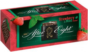 After Eight Nestle Мятные пластинки шоколада с клубничным вкусом 200гр