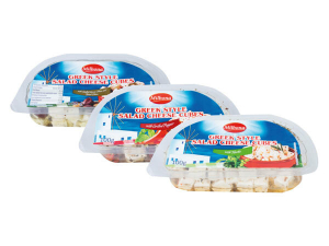 Milbona greek style salad cheese Салатный сыр кубиками в масле в ассортименте 100гр