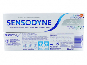 Sensodyne Gentle Whitening Бережное отбеливание зубная паста 50мл