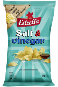 Estrella Salt & Vinegar Чипсы Эстрелла соль и уксус 275гр